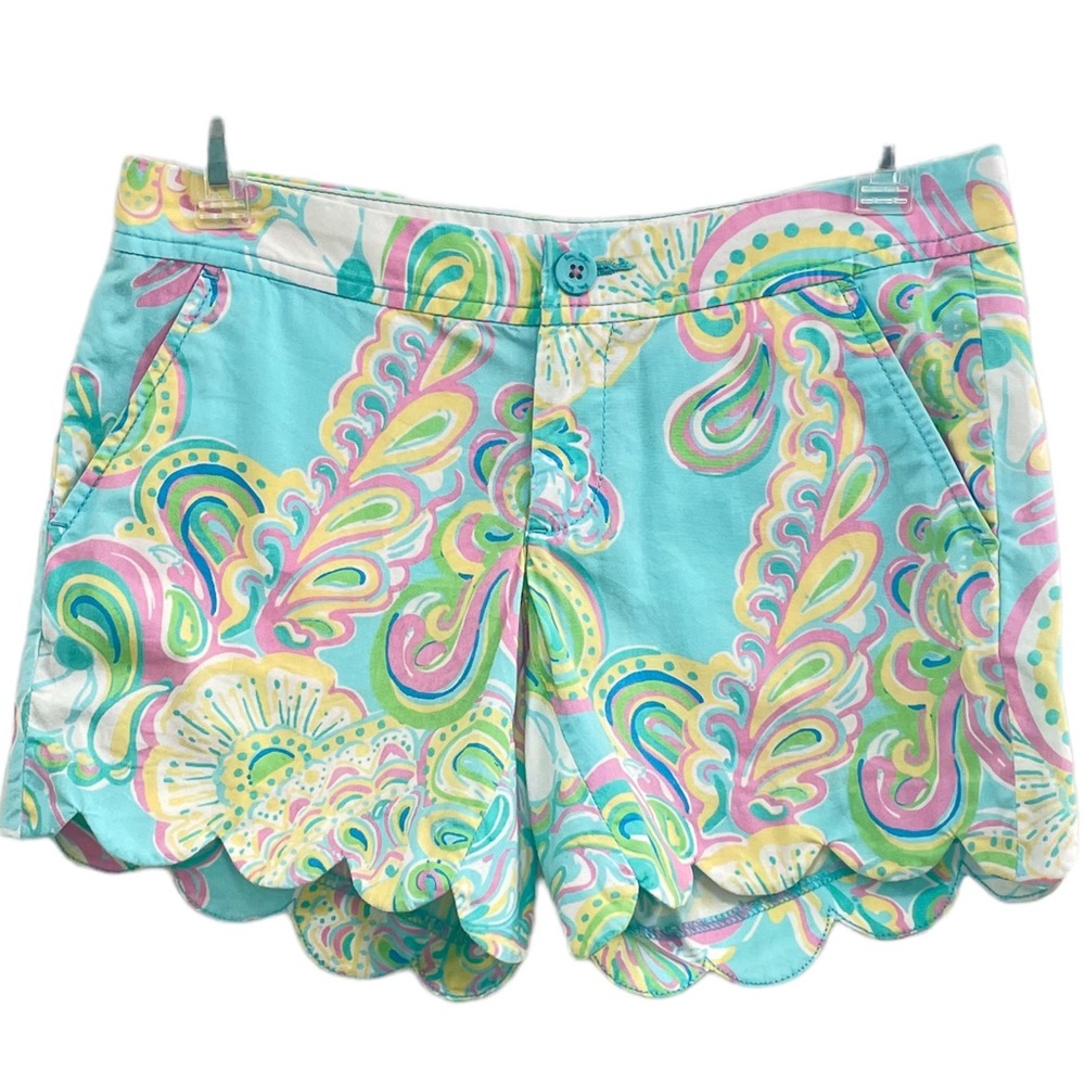 Lilly Pulitzer EUC Buttercup Scalloped Hem Sz 00